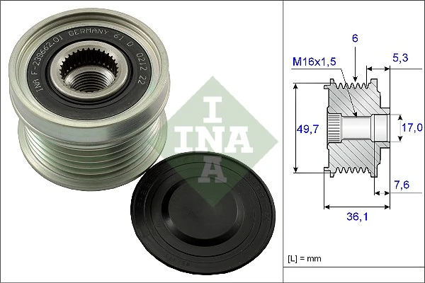 Alternator Freewheel Clutch
